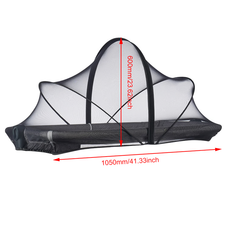 Foldable Mosquito Net for Cribs and Bassinets with Pop Up Mesh Design