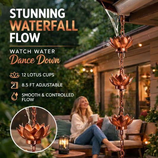 Lotus Rain Chain