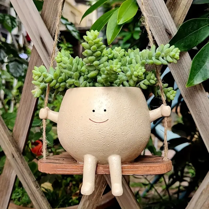 Potelegant Smily Face Planter Pot