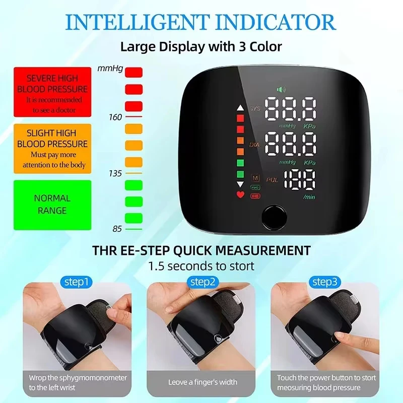 Wrist Blood Pressure Monitor