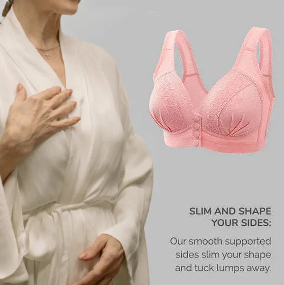 🥰Front Button Breathable Skin-Friendly Cotton Bra