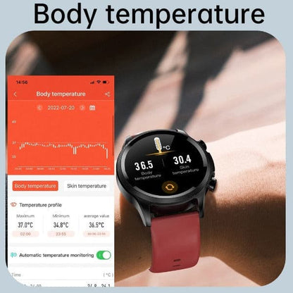 Geekran Non-Invasive Blood Glucose Test Smart Watch With ECG Band