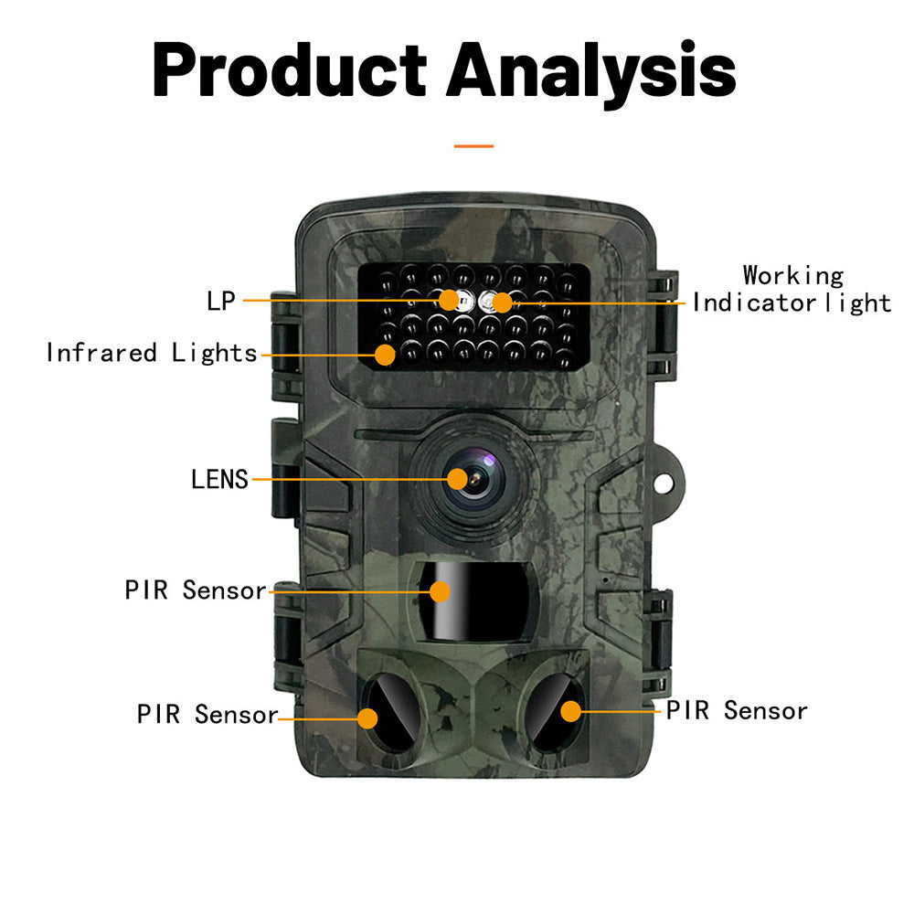 Wireless Hd Wildlife Game Trail Camera With Night Vision