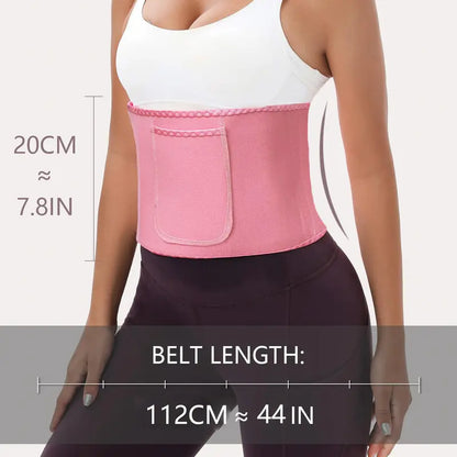 Neoprene Core Compression Belt with Adjustable Fit and Heat Retention