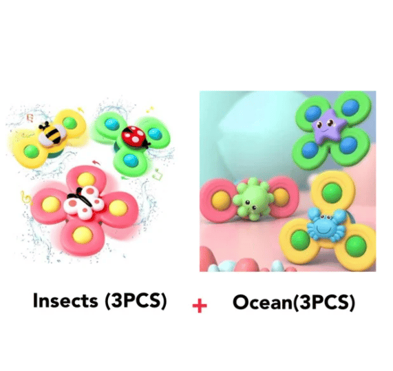 Classic Baby Toys Insects + Ocean (6 Pcs)