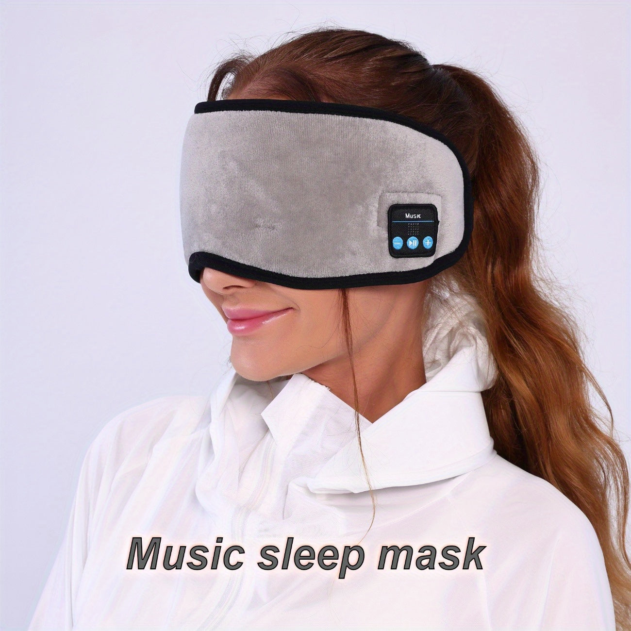 Wireless Sleep Eye Mask Headphones - Pressure-Free