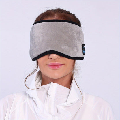 Wireless Sleep Eye Mask Headphones - Pressure-Free Gray