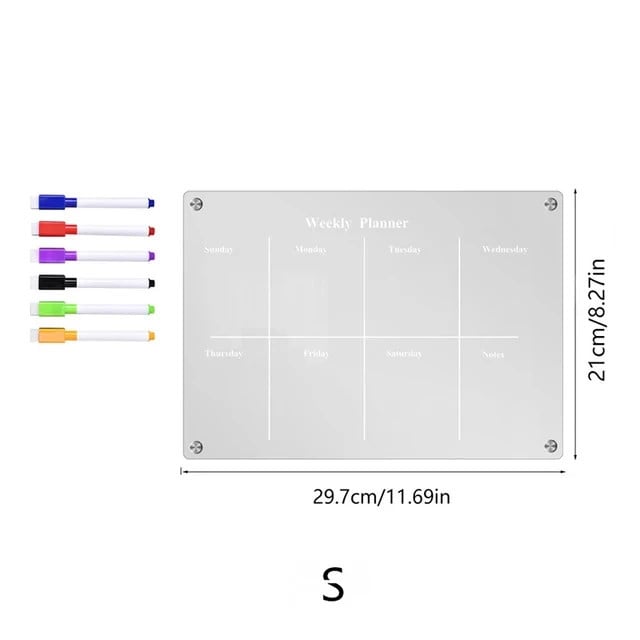 MemoMate – Magnetic Acrylic Calendar & Planner