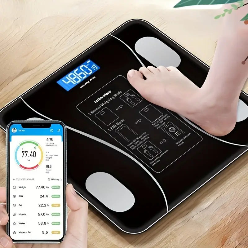 Smart Weight And Fat Scale - Accurately Measure Your Health At Home