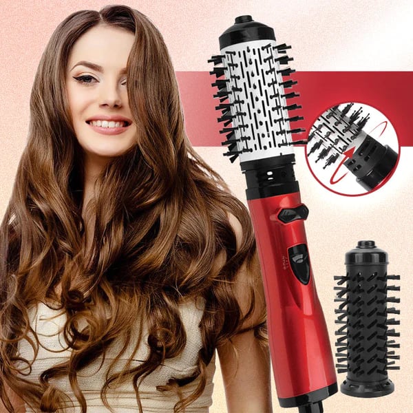 3-In-1 Hot Air Styler And Rotating Hair Dryer For Dry Curl Straighten