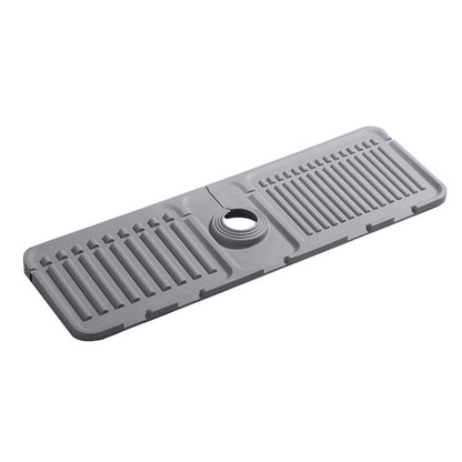 Faucet Guard & Draining Mat Gray