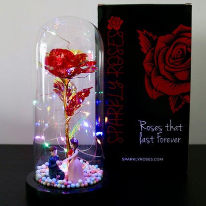 Enchanted Sparkly Rose