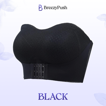 Breezypush - Breathable Non-Slip Strapless Front Buckle Push-Up Bra Hot Sale 50% Off