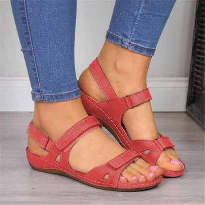 2024 Comfort Retro Orthopedic Sandals Red / 5 Shoes