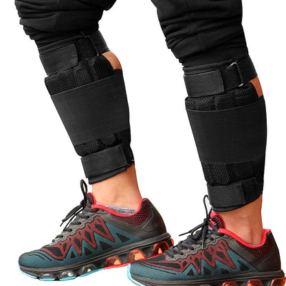 Adjustable Ankle Weights with Mesh Design and Adhesive Strap, 35.2 lbs Maximum