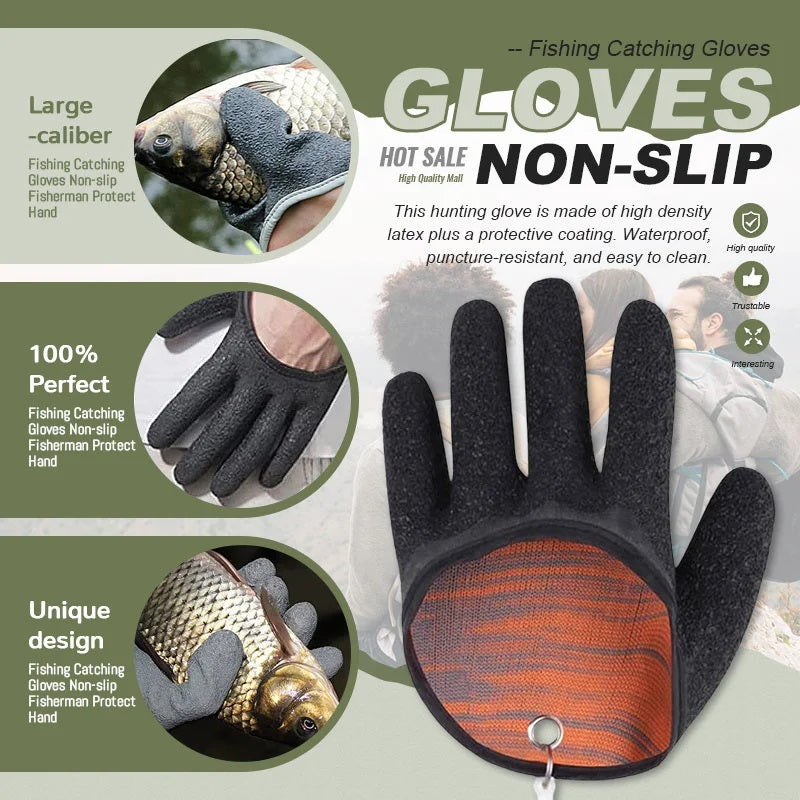 Fisherman’s Non-Slip Protection Gloves