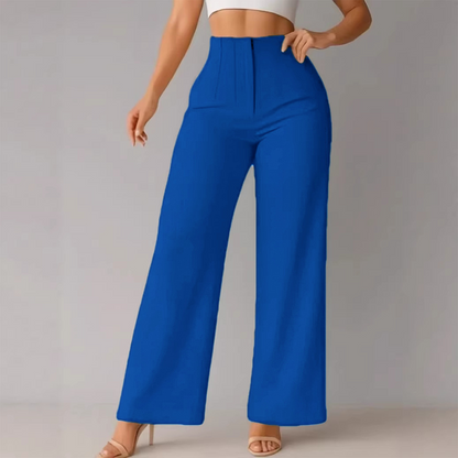 Women’s Solid Color Casual Wide Leg Pants