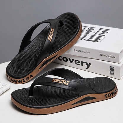 Men Orthopedic Sandals Flip-flops Anti-slip Soles Comfortable Casual Beach