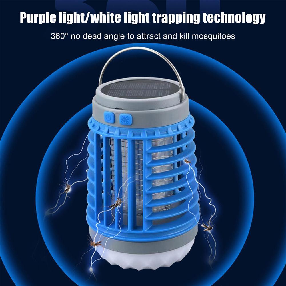 2024 Multifunctional Solar Anti-Mosquito Light Mosquito Killer Lamp