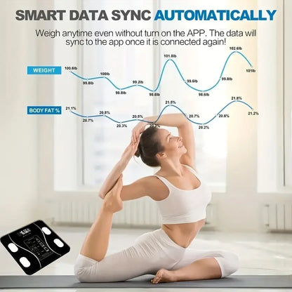 Smart Weight And Fat Scale - Accurately Measure Your Health At Home