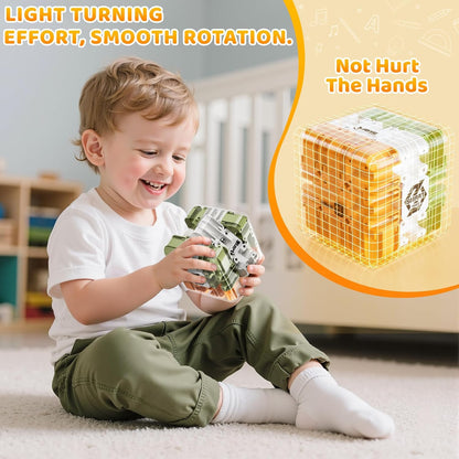 3D Maze Cube Puzzle Brain Teaser Game - Large Labyrinth Challenge Toy for Kids Christmas Gifts