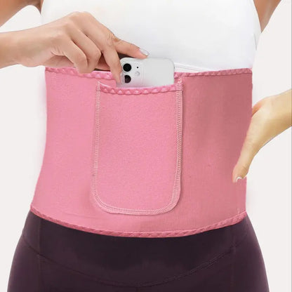 Neoprene Core Compression Belt with Adjustable Fit and Heat Retention