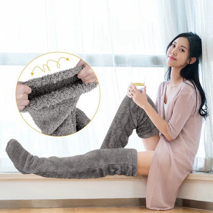 Winter Fluffy Warm Over Knee Socks