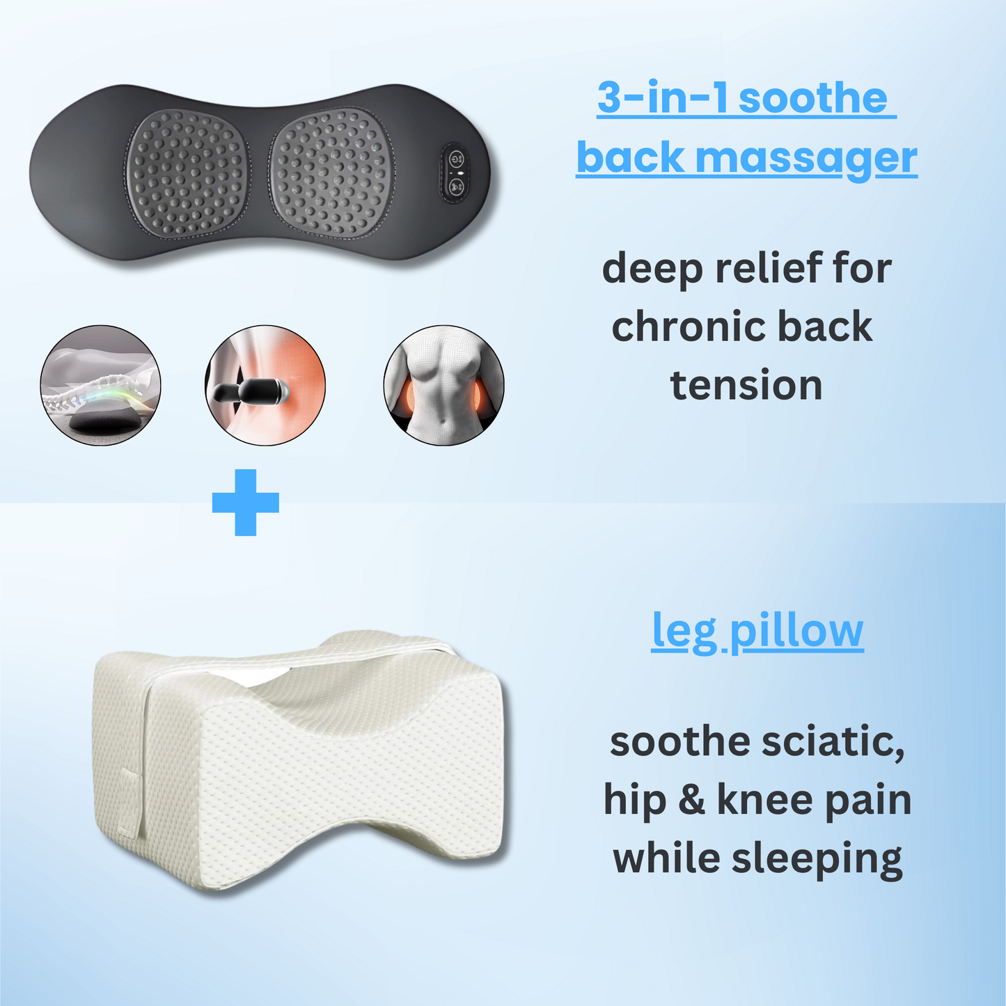 soothe - 3-in-1 back massager