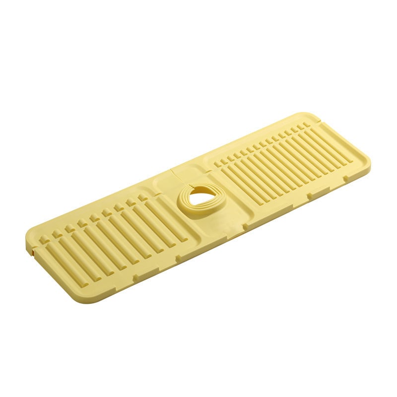 Faucet Guard & Draining Mat Yellow