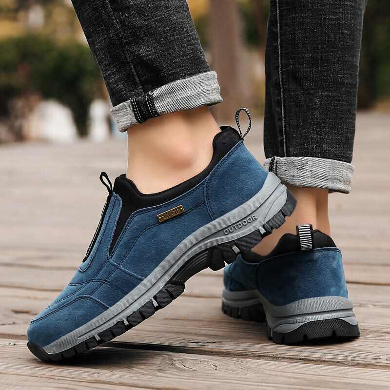 Men's Comfortable Waterproof Orthopedic Walking Shoes Hiking Shoes