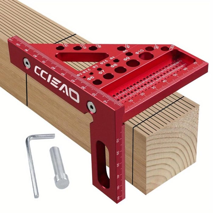 3D Multi-angle Carpenter Square Scriber :All-in-One Angle Master System