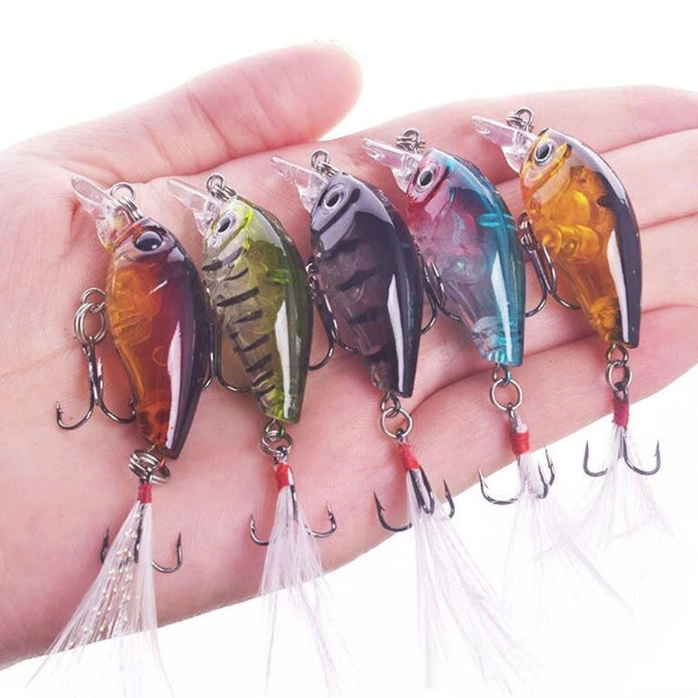 Mixing Fish Bait Set Minnow Fishing Lure 5Pcs Lure