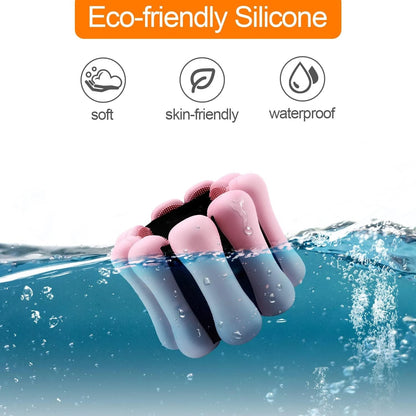 Silicone Wrist and Ankle Weights with Steel Core and Anti-Slip Strap