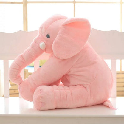 Adorable Elephant Plush Toy Big Size Pillow Pink