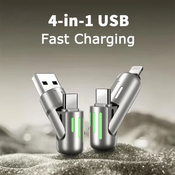 4-in-1 USB Charging Cable mFish fast charging MAX 240W