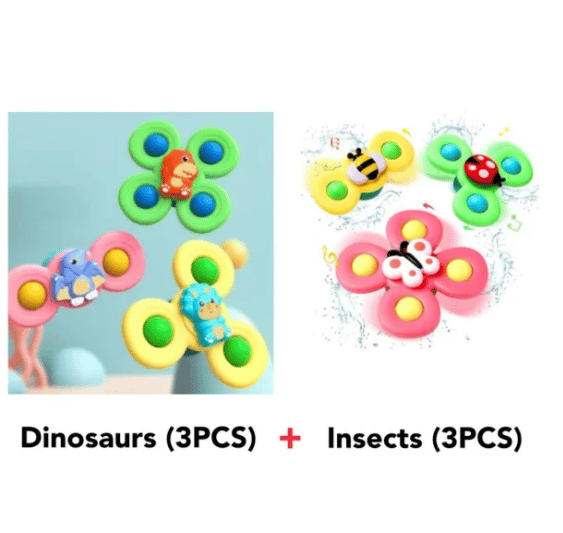 Classic Baby Toys Dinosaurs + Insects (6 Pcs)