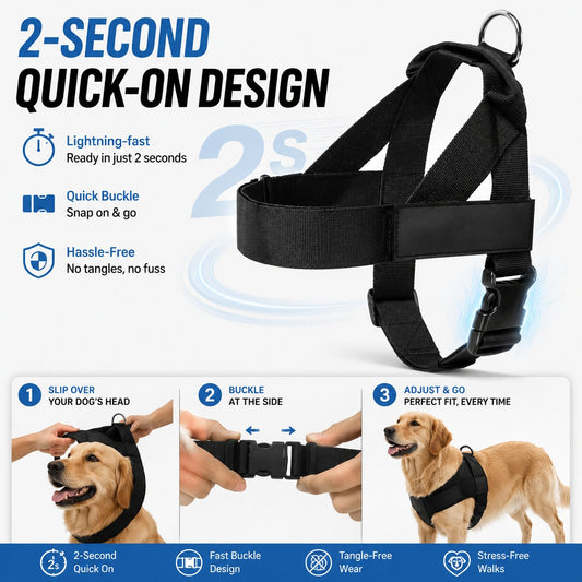 The Dog Harness That Stops Pulling — Without Sacrificing Comfort