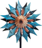 Retro Wind Spinner Outdoor Metal Pinwheels Kinetic Windmill