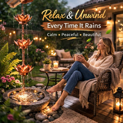Lotus Rain Chain