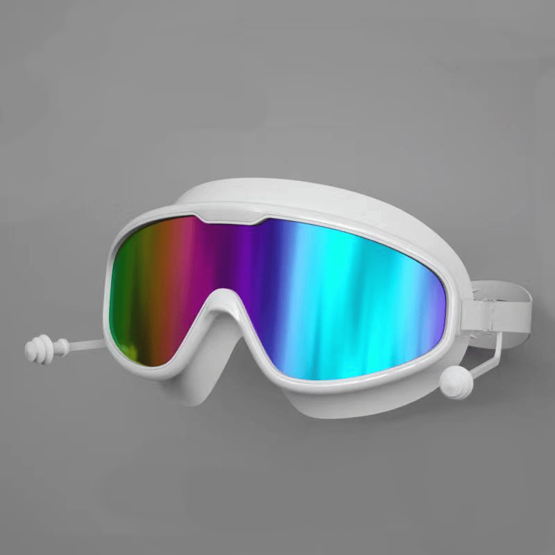 No Leaking Anti-Fog Pool Goggles Swimming For Adults And Children Adult / Colorful White