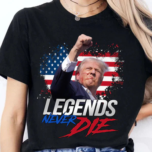 Legends Never Die T-Shirt Women Tee / Black S