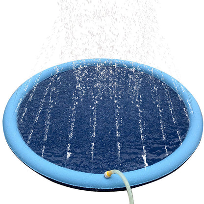 Ultimate Dog Sprinkler Pad Blue / 66X66In