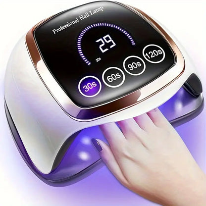 Home And Salon Nail Curing Lamp With Auto Sensor / 4 Timer Settings For Gel Polish Led Dryer