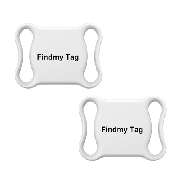 Dog Gps Tracker Collar Cat & Whiite / X2 Findmy Tag