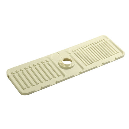 Faucet Guard & Draining Mat Beige