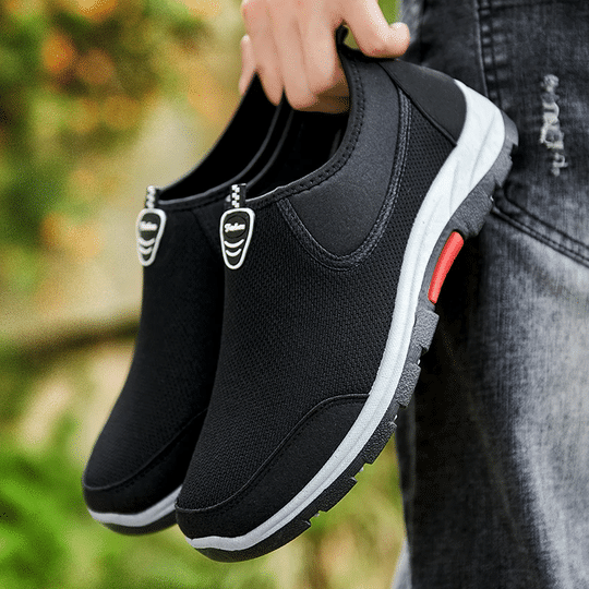 Men Slip-on Sneakers Light Orthopedic Shoes