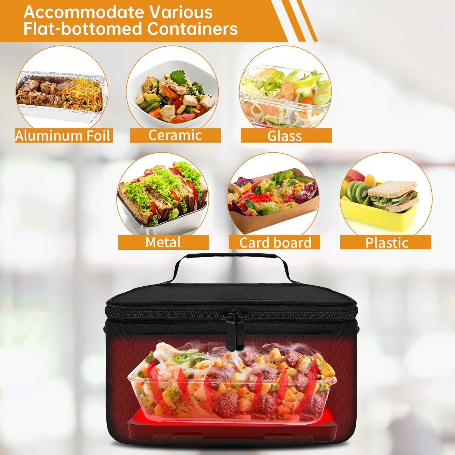 Portable Food Warmer Lunch Box With Oven