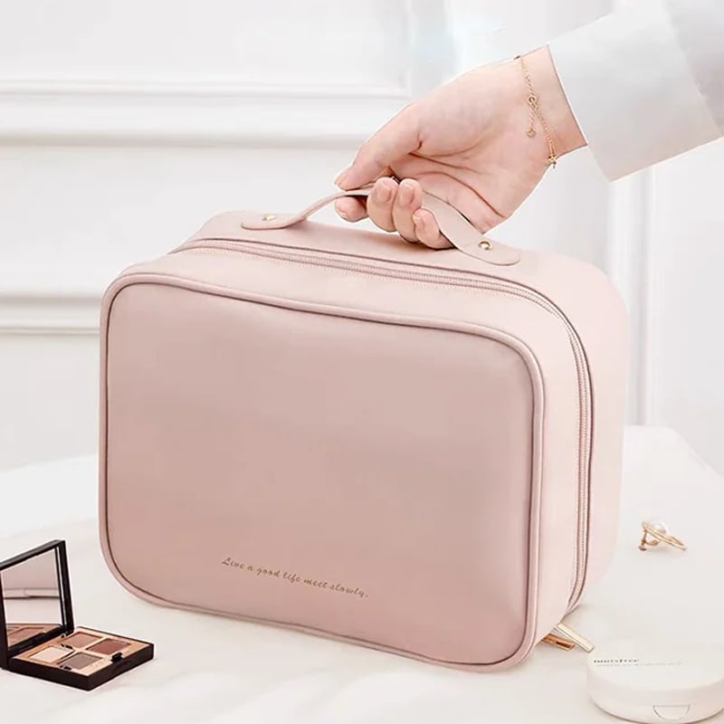 Multi-Compartment Toiletry Cosmetics Bag