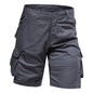 Men's Heavy-Duty Multi-Pocket Tactical Cargo Shorts - 100% Organic Cotton Hiking & Work Shorts