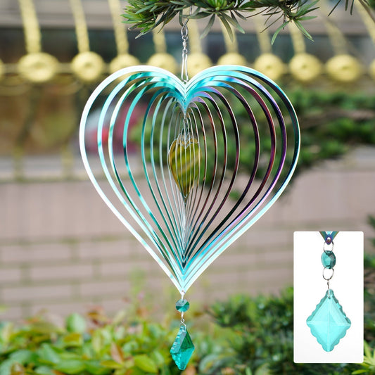 Hanging Wind Spinner Art Ornaments For Garden Yard Balcony Decor